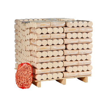 Hotties XL Full Pallet bundle with 8 Kindling bags.