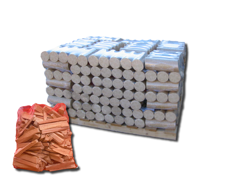 Hotties XL Half Pallet bundle with 4 Kindling bags.
