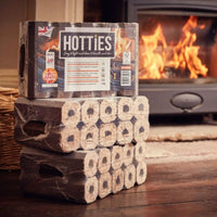 Hotties Heat Logs Quarter pallet (25 packs of 10)